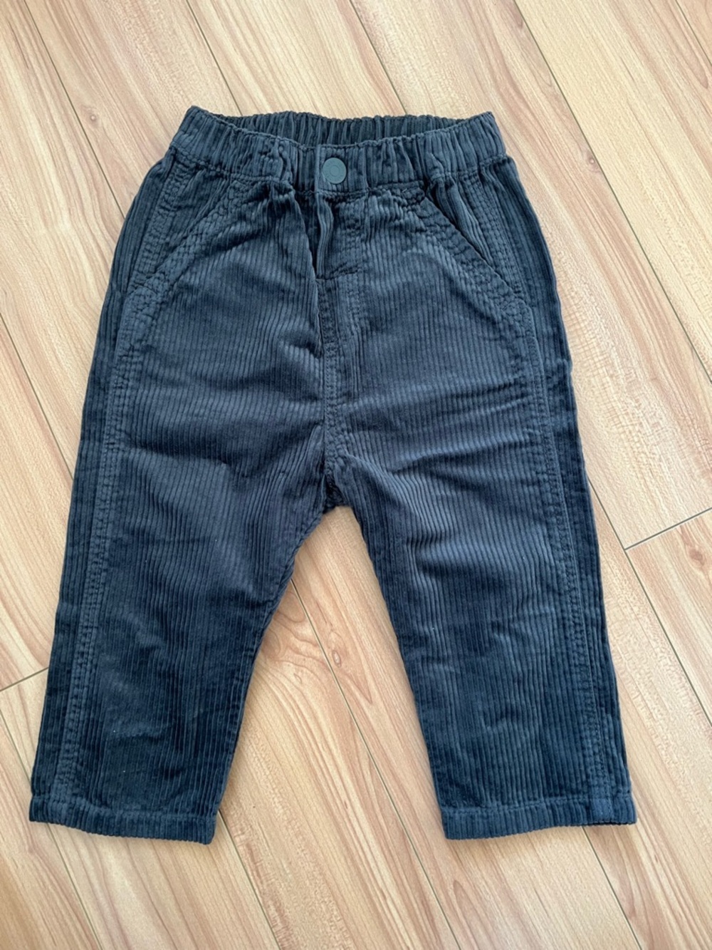 B1G1🌟 H&M Black Corduroy Pull-On Pants for Kids
